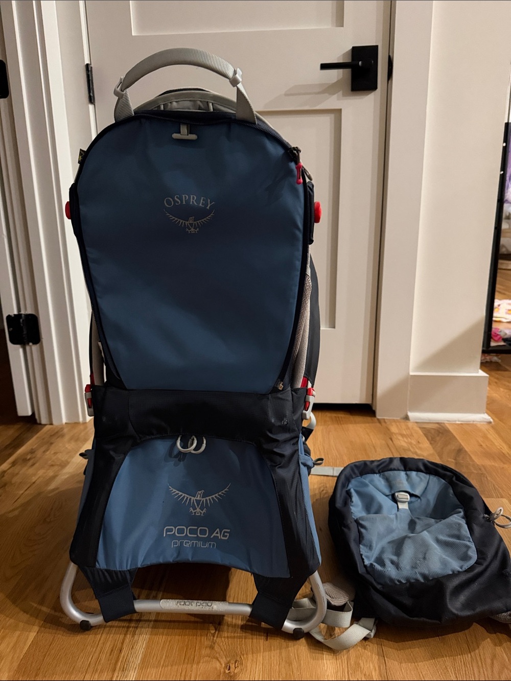 OSPREY Poco AG Premium Blue and Black Child hiking backpack